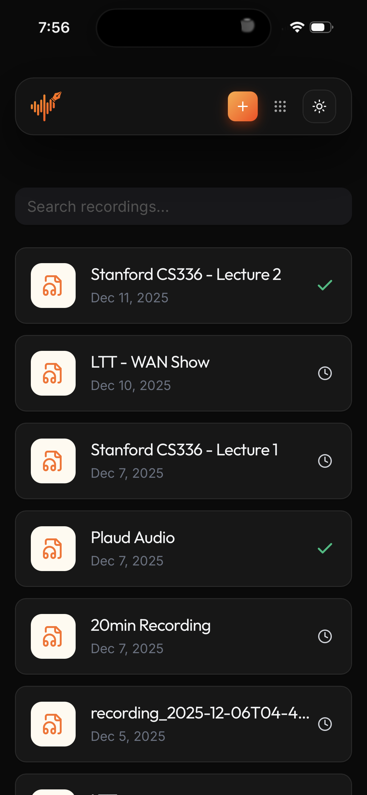 Mobile Homepage Dark